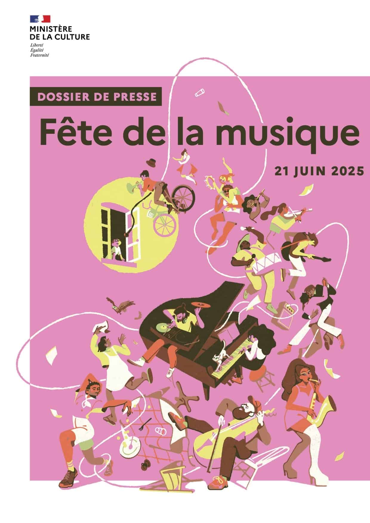 Fête de la musique 2025 affiche concerts live france