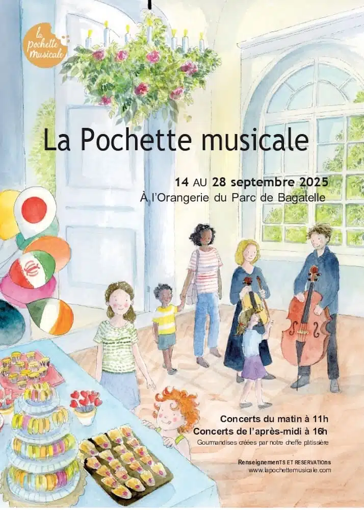 Croq'Dimanches à Bagatelle 2025 affiche musique fooding