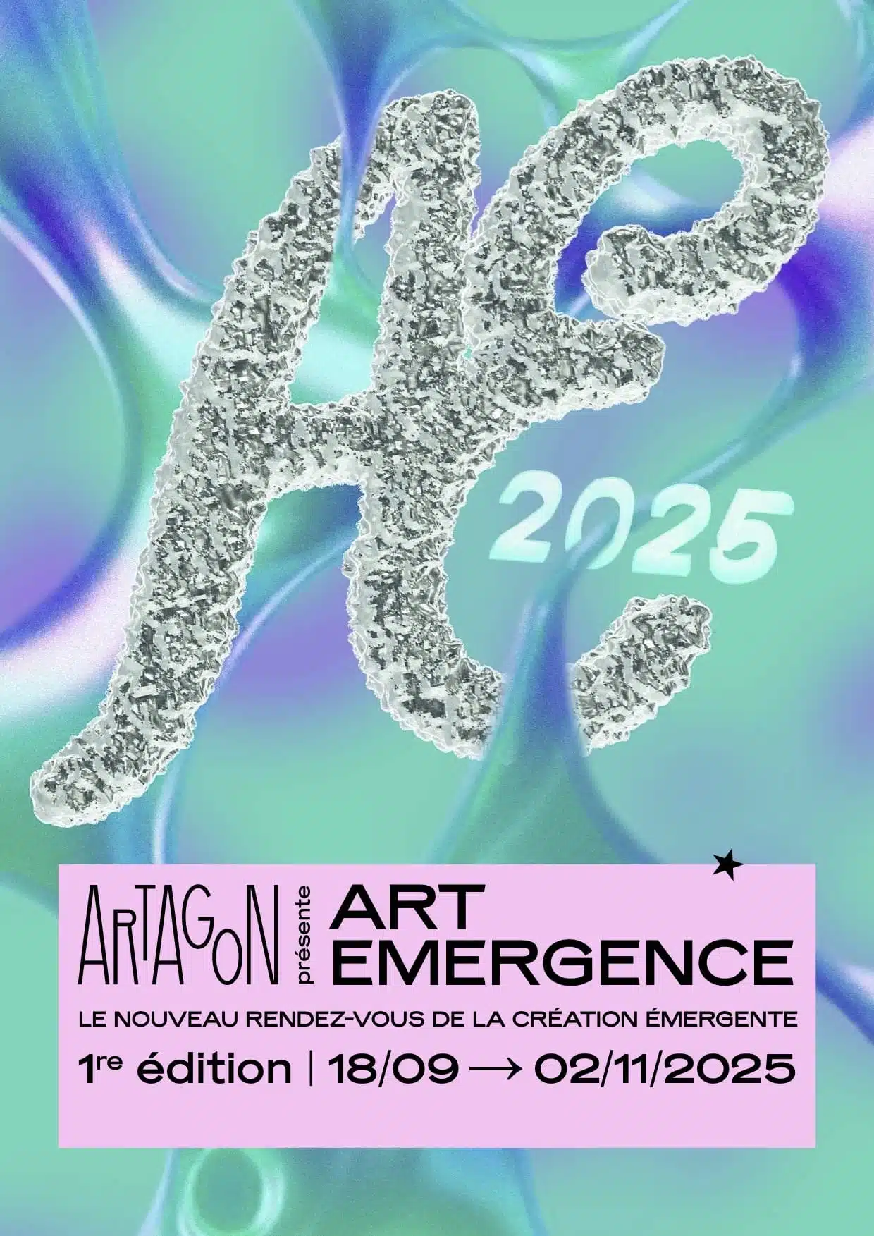 art emergence 2025 affiche exposition art design romainville
