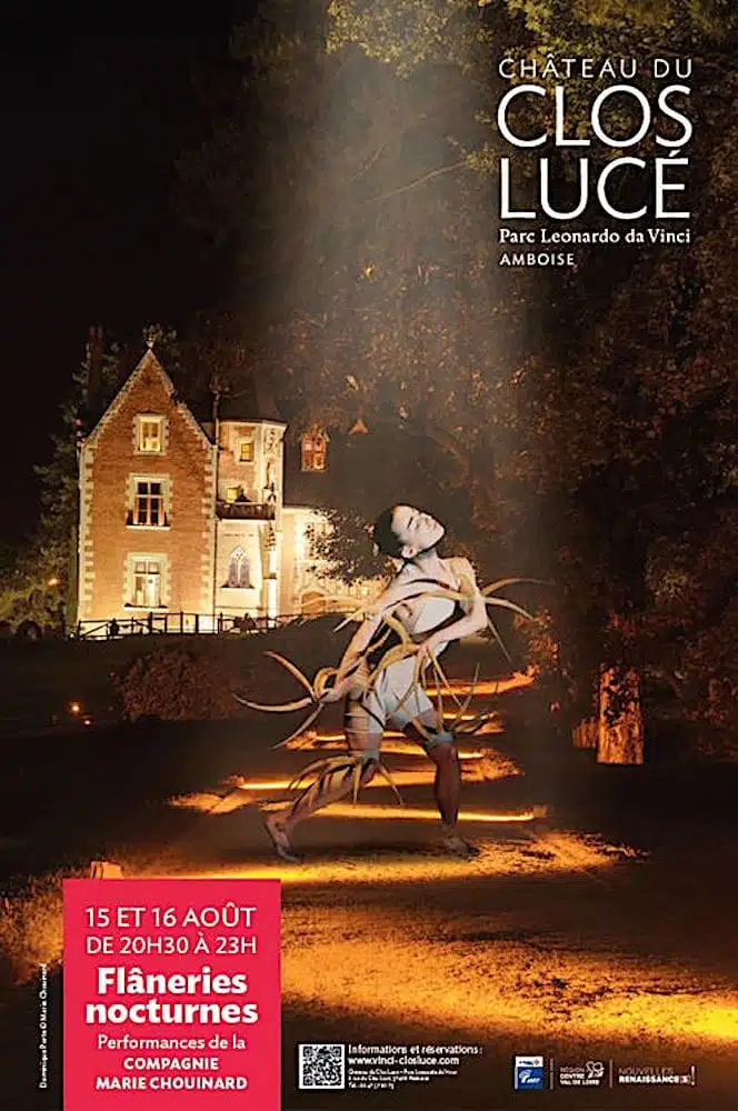 les flâneries nocturnes du clos lucé accueillent la compagnie marie chouinard affiche spectacle
