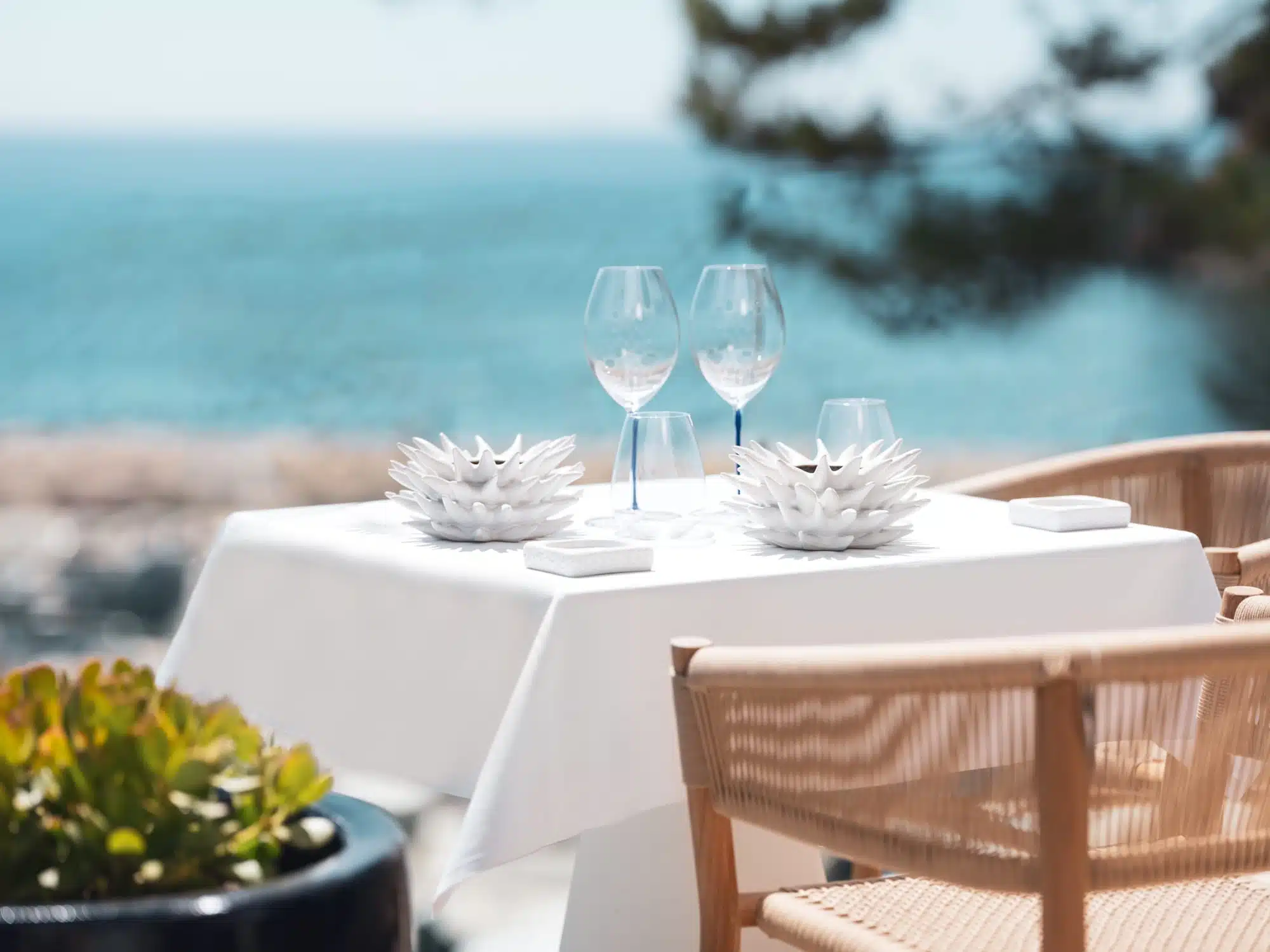 Restaurant gastronomique L'Oursin de l'Hôtel Bleu image fooding Carry-le-Rouet Méditerrannée