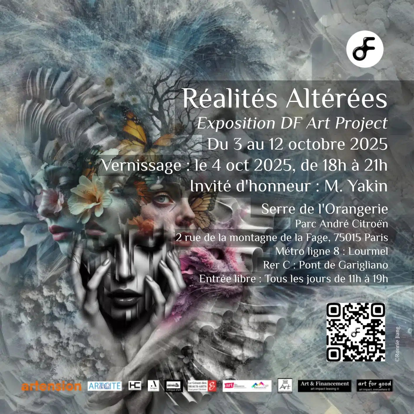 salon réalités altérées au parc andré citroën de paris affiche Peinture, Dessin, Sculpture, photographie, Art numérique