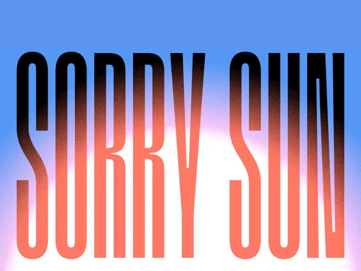 visuel de l'exposition sorry sun à la fondation pernod ricard art contemporain