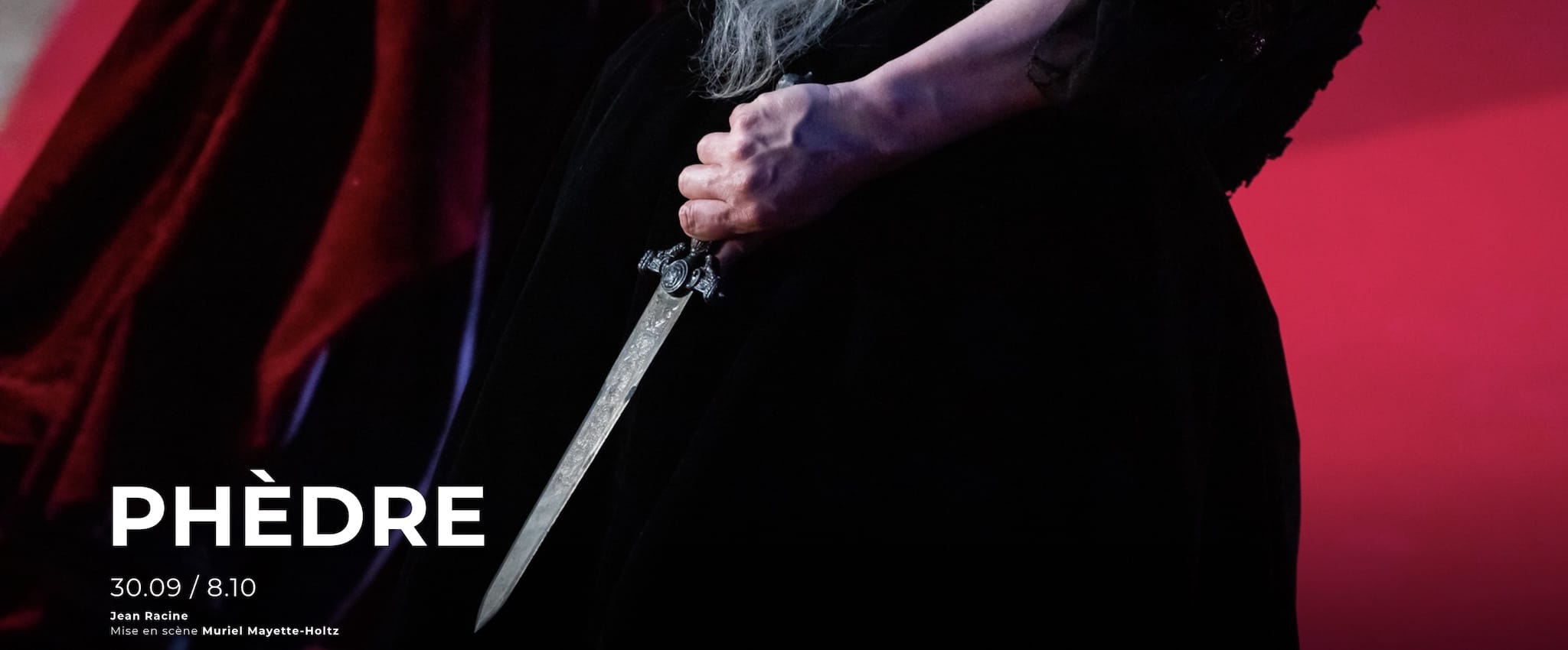 phèdre par muriel mayette holtz affiche théâtre de nice classique antiquité drame