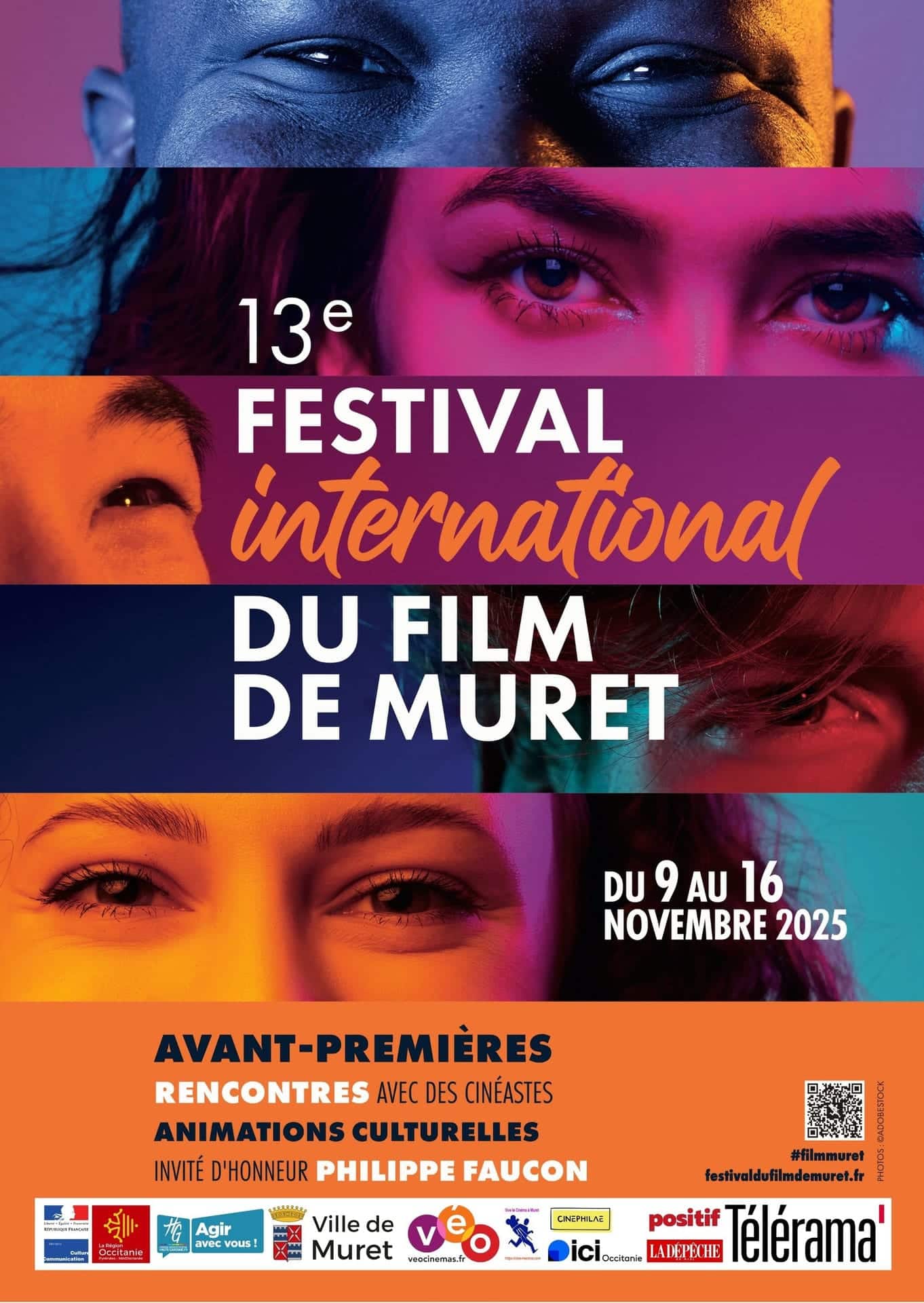 festival international du film de muret 2025 affiche du cinéma d'auteur en avant-première, au service de l'altérité et du vivre ensemble