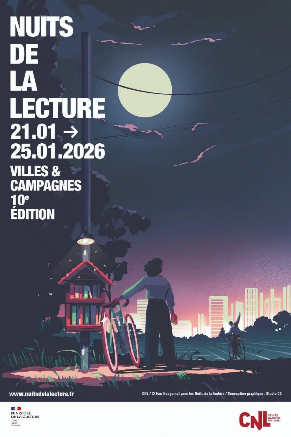 nuits de la lecture 2026 affiche événements en France et dans une trentaine de pays