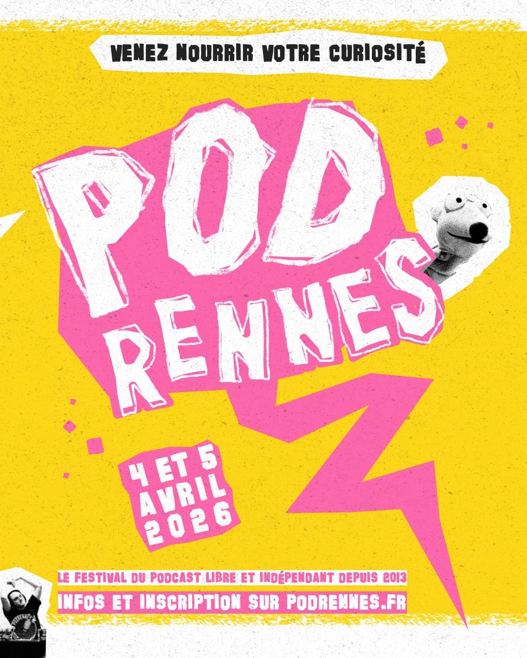 Festival PodRennes 2026 affiche podcasts