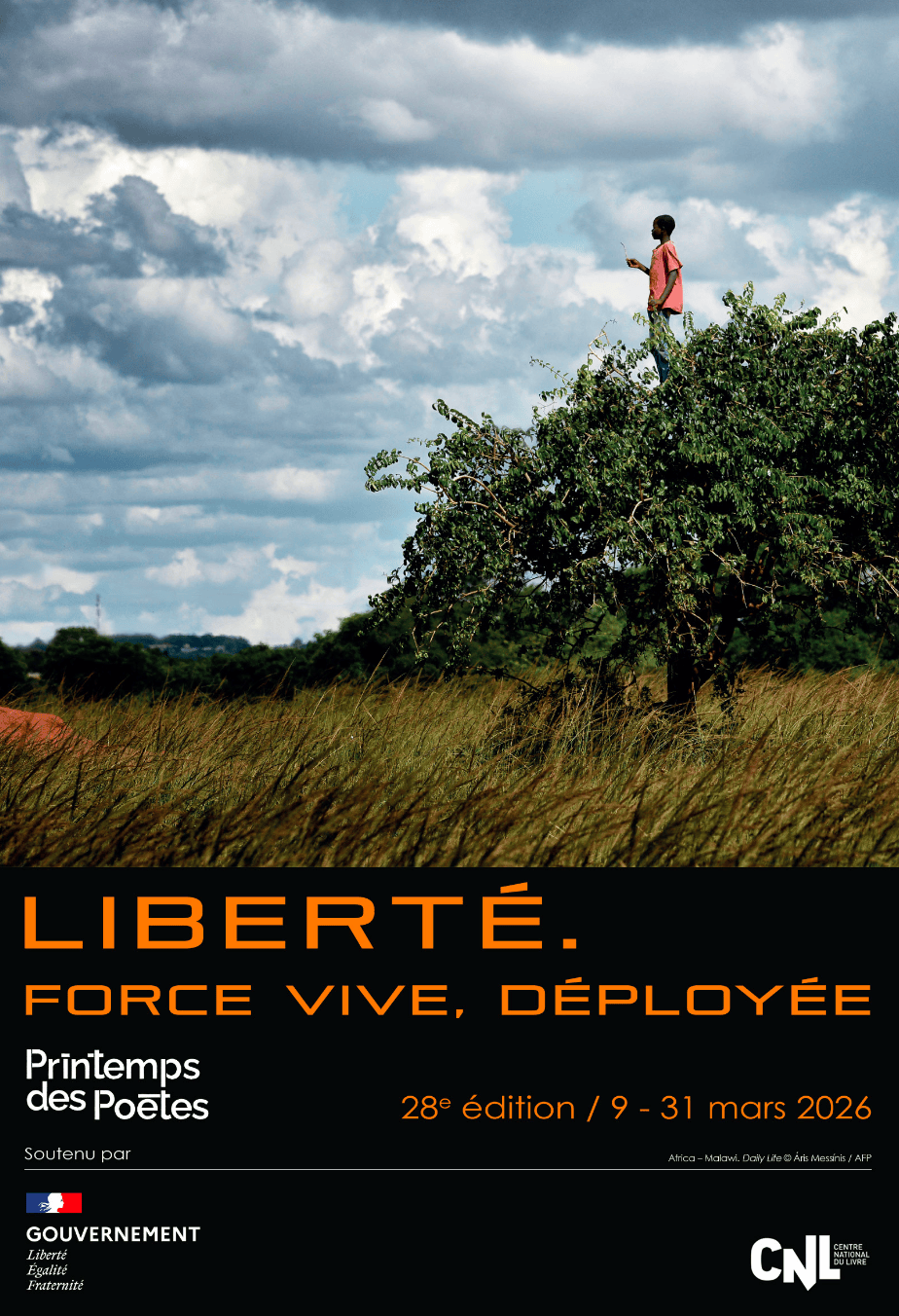 Printemps des Poètes 2026 affiche manifestation poésie France et monde