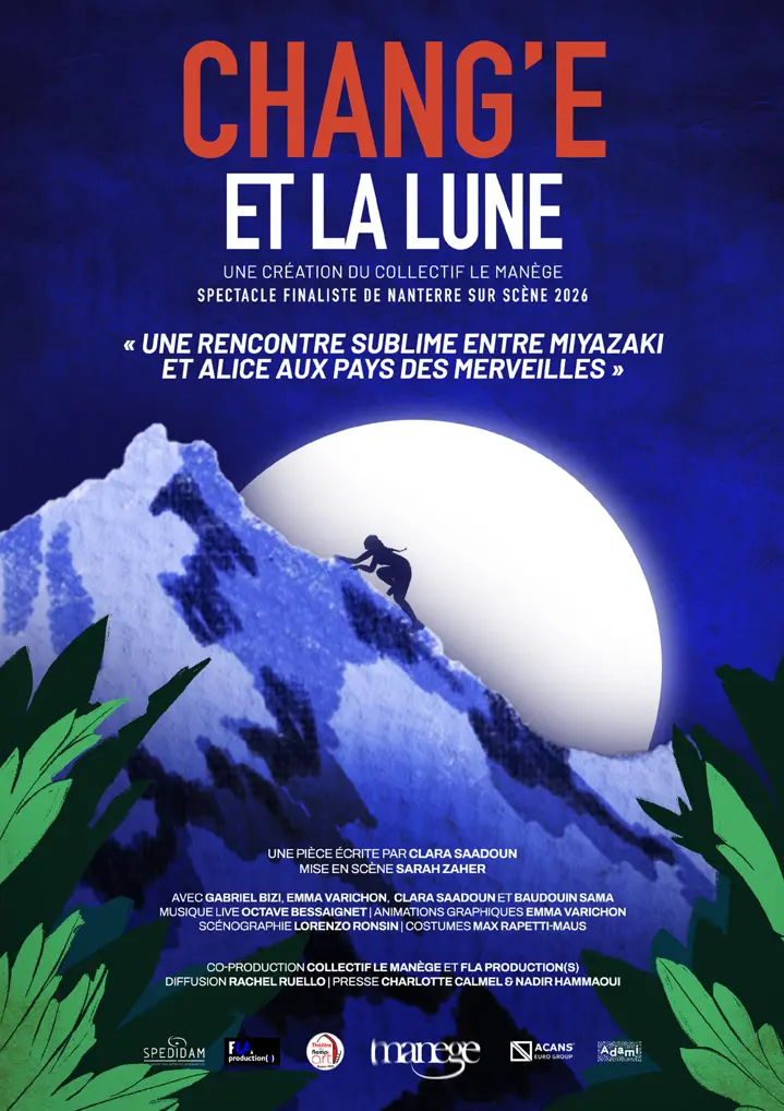 chang'e et la lune affiche théâtre contemporain