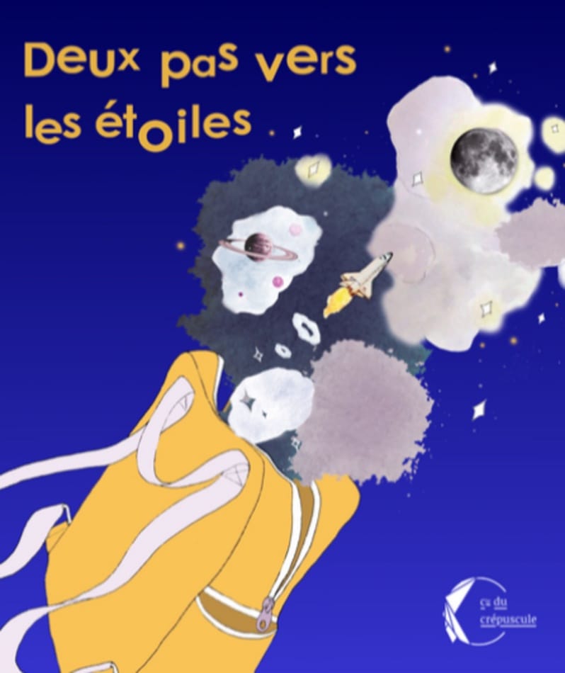 deux pas vers les étoiles affiche théâtre jeune public