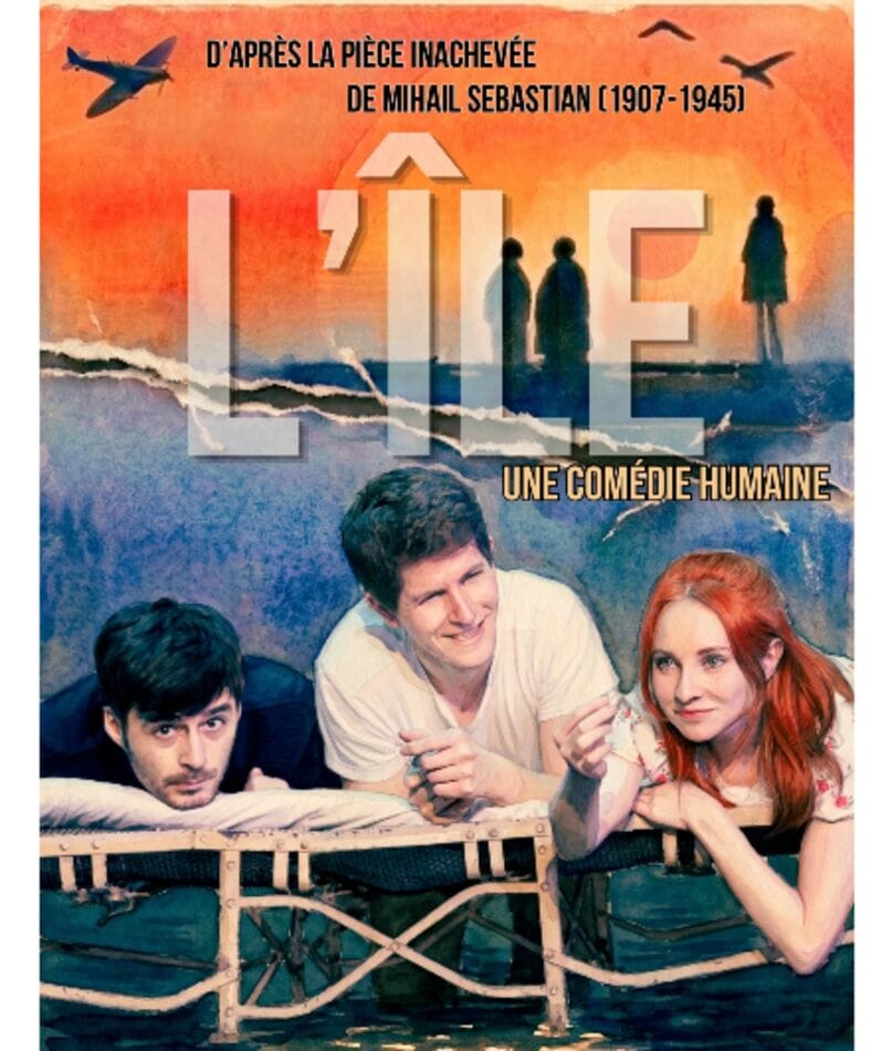 l'île affiche spectacle théâtre contemporain,