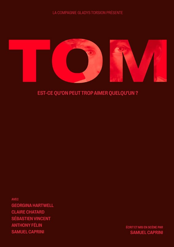 tom affiche théâtre contemporain