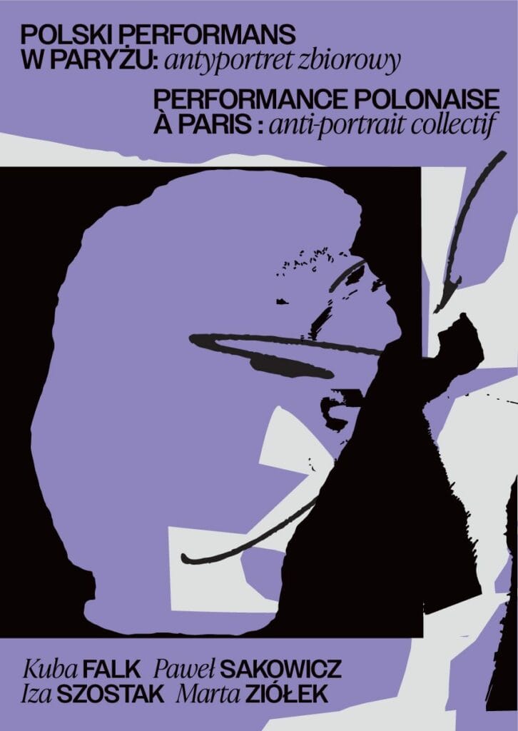 performance polonaise à paris antiportrait collectif affiche spectacle danse art contemporain expérimental